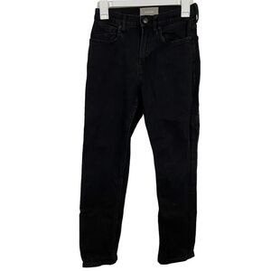 Everlane Black Tapered Straight Ankle Length Jeans